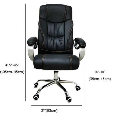 Office Chair: Leatherette Modern Office Chair image 5