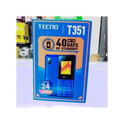 Tecno T351 Dual Sim Camera - Torch Light - FM Radio Loud Speaker- 1900mAh - Black image 2