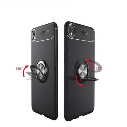 Amor Case For OPPO R9 Magnetic Suction Global Car Holder Stand Bracket Finger Ring PC + TPU Rugged Armor Case For OPPO F1 Plus image 3