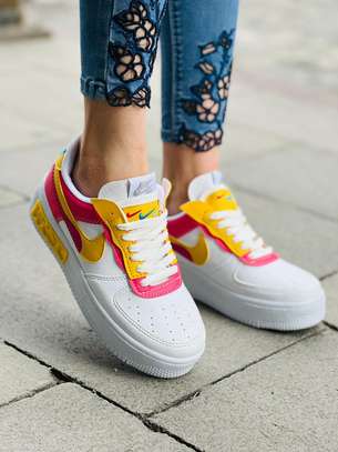 Nike Airforce 1 Shadow React White Pink Yellow image 1