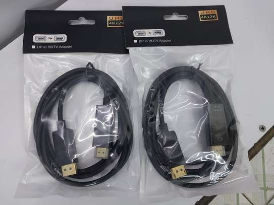 Display port to HDMI Cable 1.8 Meters, DisplayPort to HDMI image 1