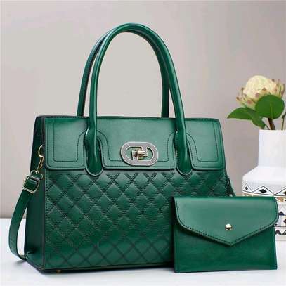 BLACK LADIES HANDBAGS 2 IN 1 image 1
