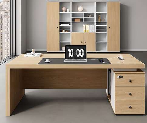 Office Desk:  Advanced 140CM Desk with 3 Drawers image 5