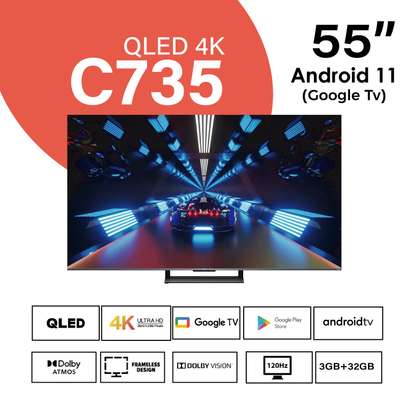 TCL 55C735 55 inch QLED 4K UHD Google TV image 1