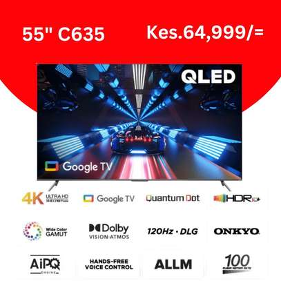 TCL 55" C635 QLED 4K Google TV- 55C635 image 1