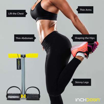 Body Toner Equipment for Home & Gym Use for Men & Women ABS Single Spring Tummy Trimmer image 1