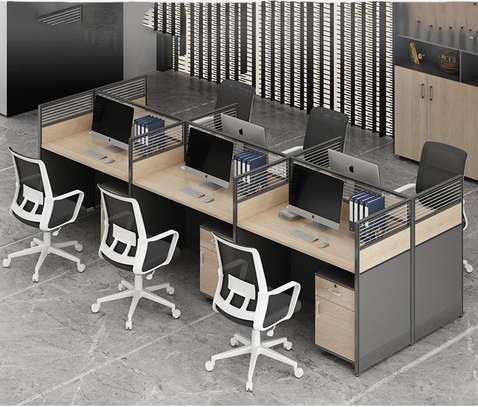 6-Way Modular Office Workstation – Modern Design image 5