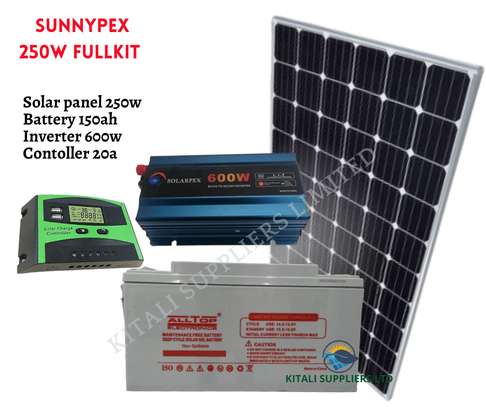 Sunnypex 250W affordable home use solar fullkit image 1
