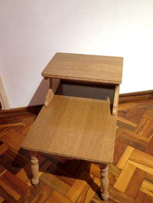 For Sale Vintage American Solid Maple Accent End Tables! image 3