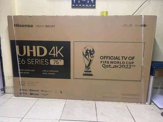 75 inches Hisense Smart UHD Television +Free TV Guard image 1