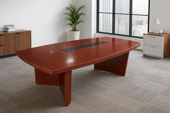 2.4m Mahogany Boardroom Table image 3