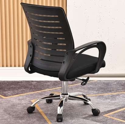 Swivel Black Mesh Office Chair Adjustable Height image 8