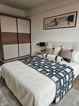 Modern Dining Table Set 6-Seater Beige Upholstered image 6