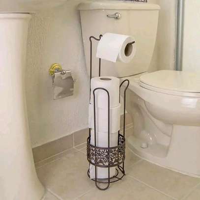 Toilet Paper Roll Stand with Holder image 1