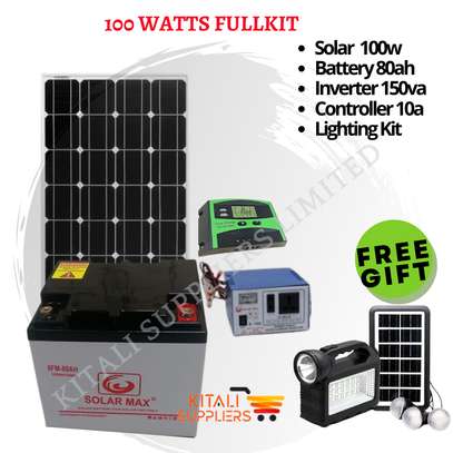 100w solar fullkit. image 2