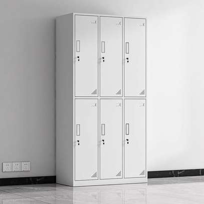 Steel Office Locker with Six Lockable Doors image 7