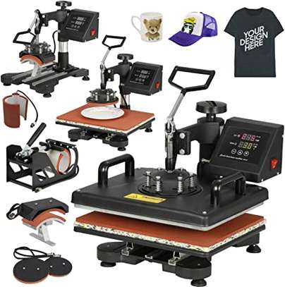 8 in 1 Heat Press Machine, 12X15"Combo high quality image 1