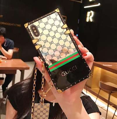 Gucci Leather Phone Case For iPhone X, XS,  XS MAX, 11, 11PRO, 11PRO MAX, 12 ,12PRO ,12 PRO MAX image 4