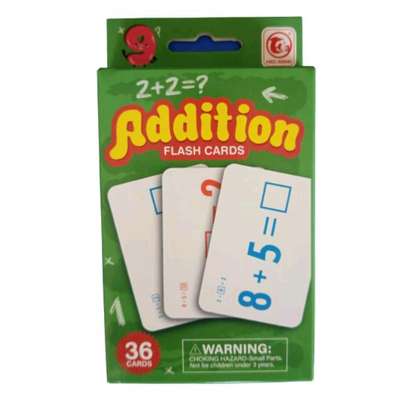 Addition Flash Cards for Kids Early Learning image 1