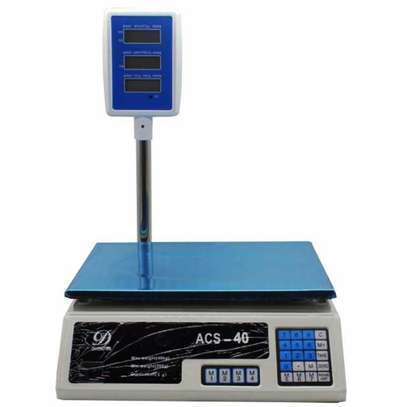 Acs-40 digital price weighing scale image 1