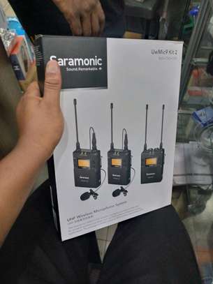 Saramonic UwMic9 2-Person Camera-Mount Wireless Omni Lavalier Microphone System image 2