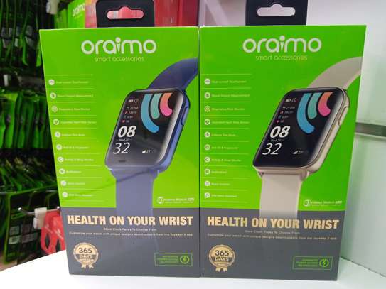 Oraimo 1.69" IPS Screen IP68 Blood Oxygen 24 Fitness Modes image 1