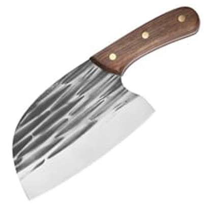High carbon clad steel super butcher knife image 1