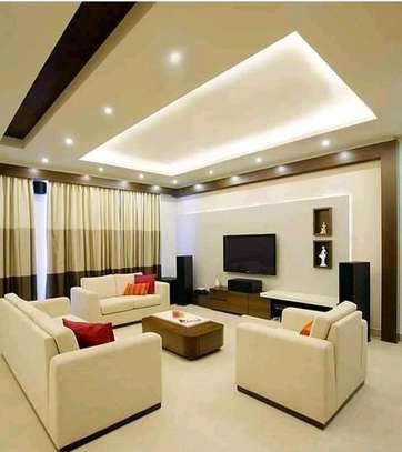 Gypsum Ceiling Designs, office partition image 1