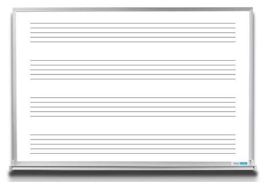 8*4ft Customized whiteboard with music bulleting lines image 2