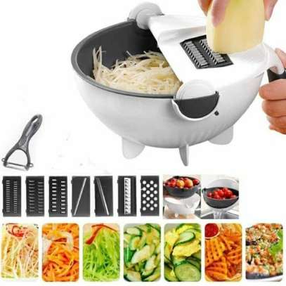 9-in-1 Multifunctional Vegetable Cutter/Washer image 1