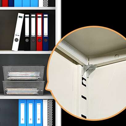 Office Cabinet: Classic Transparent Glass Door File Cabinet image 2