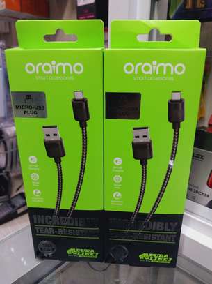 Oraimo DuraLine 3 Micro-USB 2A Fast Cable 1M - Black image 3