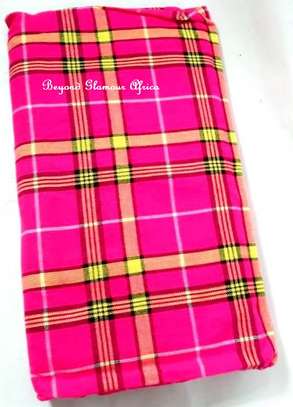Maasai Traditional cloth Pink/Yellow Shuka image 1