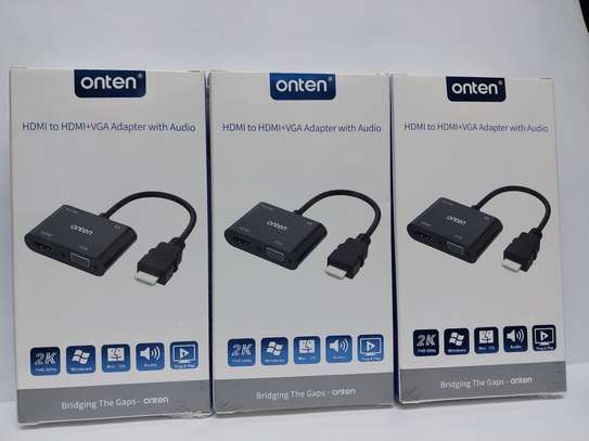Onten Hdmi to HDMI and VGA with Audio image 3