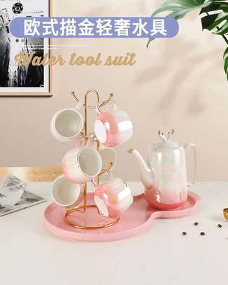 Ceramic tea kettle set image 2