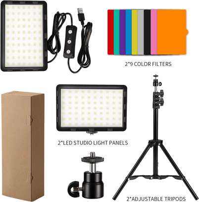 Dimmable Bi-Color Panel Light for Live Streaming image 3