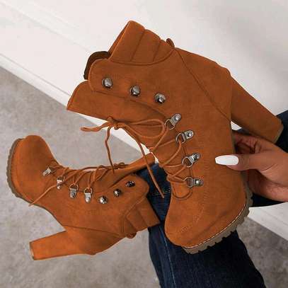 *Non Slip Chunky Lace Up Ankle Boots*
_?? image 2