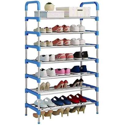 Executive Metallic stand shoe rack 7 tier image 1