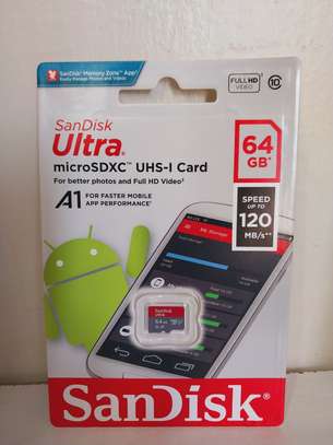 SanDisk Ultra 64GB MicroSDXC Class 10 UHS Memory Card Speed image 1