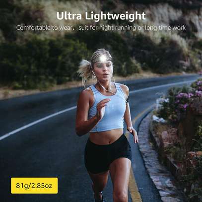 Lumen Ultra Bright 5 LED Headlight Flashlight image 1