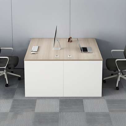 1400mm Brown Wood Executive Office Desk image 6