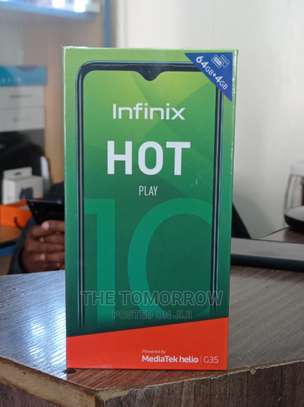 Infinix Hot 10 Play, 6.82", 64GB + 4GB RAM (Dual SIM), 4G, 6000mAh image 1