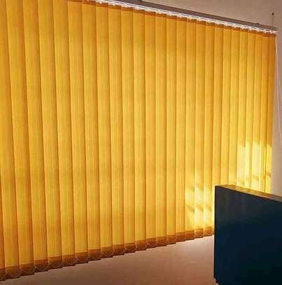 yellow vertical office blinds image 1