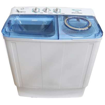 Hisense 7.5Kg Twin Tub Washing Machine WSQB753W image 3