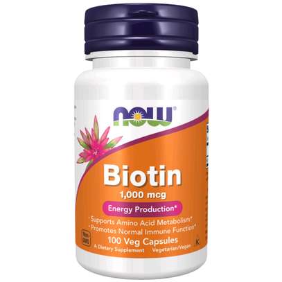Now Biotin 1000mcg 100veg capsules image 1