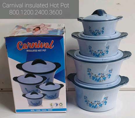 Carnival insulated hotpot 4set image 1
