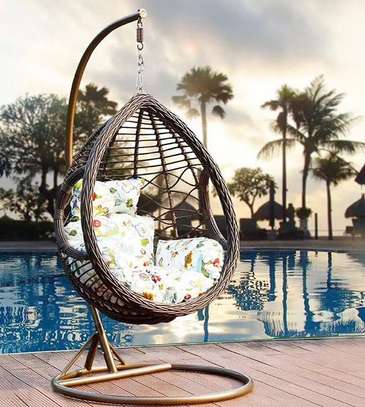 Office Chair:  Hammock Chair with Metal Stand image 1