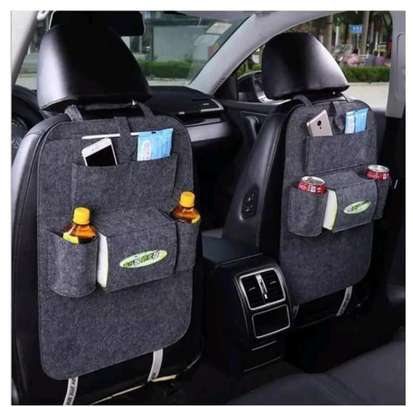 Car back seat pockets organizer image 3