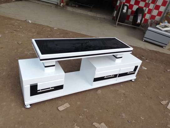 Tv set stand with compartment image 1