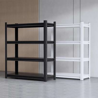 Bookshelf; 5 Tier Black  Modern Office Bookshelf image 2